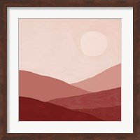Framed Warm Desert Landscape I