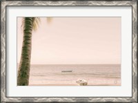 Framed Dominican Fishing Boats