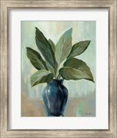 Framed Mint and Blue Still Life