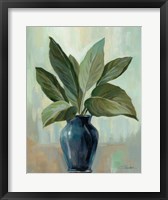 Framed Mint and Blue Still Life