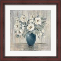 Framed Gray Barn Floral