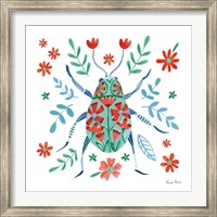 Framed Folk Beetle II