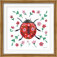 Framed Folk Beetle I