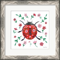 Framed Folk Beetle I