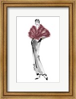 Framed Fifties Fashion I v2 Plum