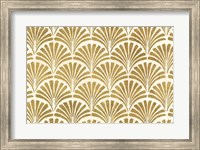 Framed Winged Study Pattern VIII Gold Crop