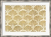 Framed Winged Study Pattern VIII Gold Crop