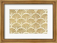 Framed Winged Study Pattern VIII Gold Crop