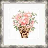 Framed 'Luxe Bouquet I' border=