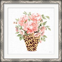 Framed 'Luxe Bouquet I' border=