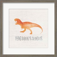 Framed 'Tyrannosaurus Sq' border=