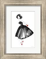 Framed Fashion Debutante with Red