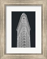 Framed Flatiron Building on Black