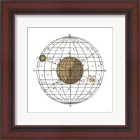 Framed Solar Globe I
