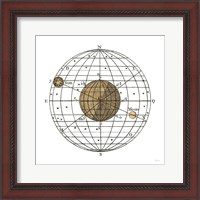 Framed 'Solar Globe I' border=