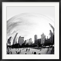 Framed Bean Chicago Bold Sq