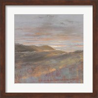 Framed Dawn on the Hills Light