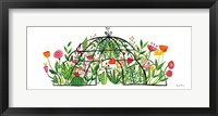 Framed Greenhouse Blooming I