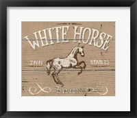 Horse Signs II Neutral Framed Print