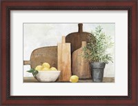 Framed Rustic Kitchen Brown