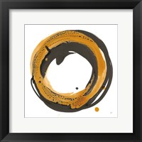 Framed Amber Enso IV