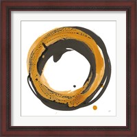 Framed 'Amber Enso IV' border=