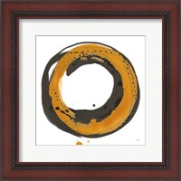 Framed Amber Enso II