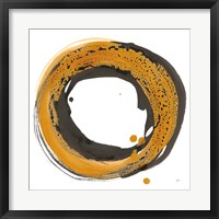 Framed Amber Enso I