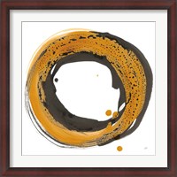 Framed Amber Enso I