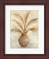 Framed Vase of Grasses II