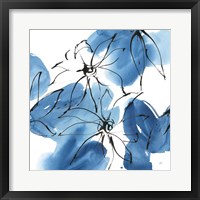 Indigo Neutrals I Framed Print