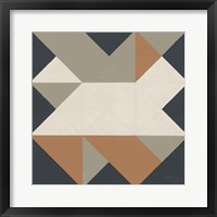 Triangles III Highland Framed Print