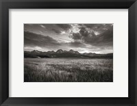 Framed Stanley Basin Sawtooth Mountains Idaho