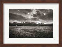 Framed Stanley Basin Sawtooth Mountains Idaho