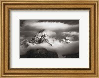 Framed Grand Teton Clouds