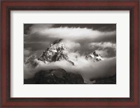 Framed Grand Teton Clouds