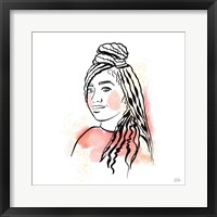 Framed Feminine Ink II