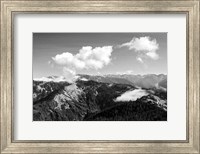 Framed Olympic Mountains II