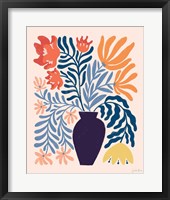 Mid Mod Floral II Framed Print