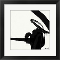 Framed Black and White Abstract II