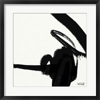 Framed Black and White Abstract II