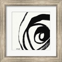 Framed Black and White Abstract III