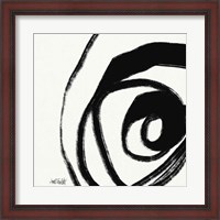 Framed Black and White Abstract III