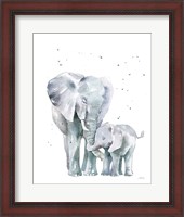 Framed Mama Elephant