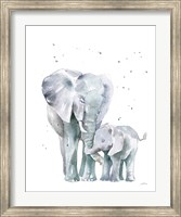 Framed Mama Elephant