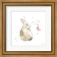 Framed 'Dreaming Bunny II' border=