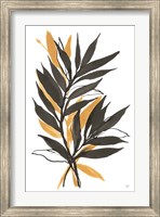 Framed Amber Palm IV