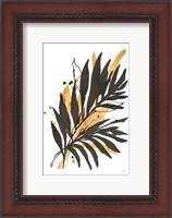 Framed Amber Palm II