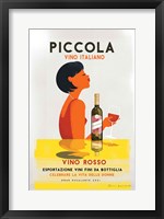 Framed Vino Rosso I