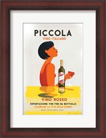 Framed Vino Rosso I